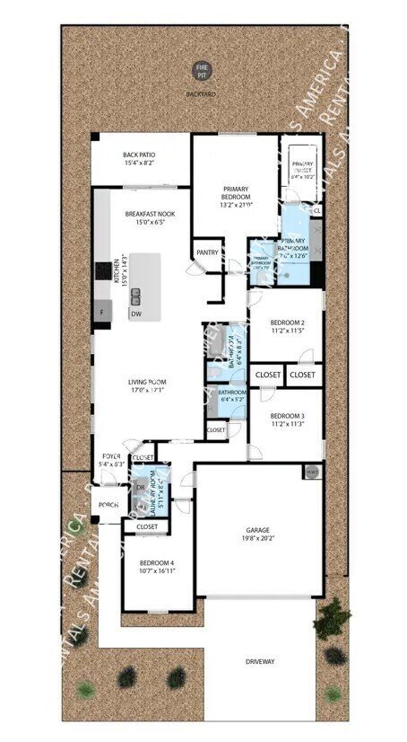 Available! 4 bed 2 bath Single Story in Buckeye property image